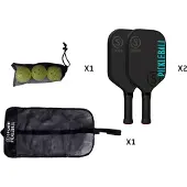 Sporti France Outdoor Wood Pickleballset