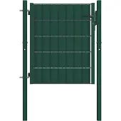 vidaXL Hekpoort PVC en staal 100x81 cm Groen