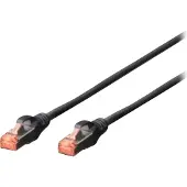 Digitus DK-1644-0025/BL Patchkabel, Cat. 6, S/FTP, 0,25 meter, zwart