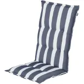 Hartman Roma Graphite Blue Hoge Rug kussen 123x50x8 cm