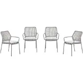 Garden Impressions Swifty tuinstoelen set van 4 / rope natural sand