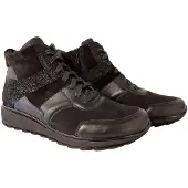 Durea 9745 wijdte H Veterschoenen | Maat 5.5 Dames Zwart