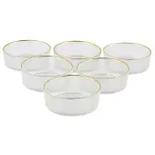 Bricard REXY KOMMEN SET | 12 CM TRANSPARANT-GOUD 6-DELIG