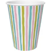 Duni Papieren Bekers Stripes 24 cl 10 Stuks