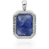 Sparkling Jewels Baguette Pendant Sodalite Hanger