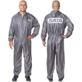 Sata spuitoverall met capuchon - Grijs-XXL
