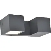Lutec Design wandlamp Fari grijs