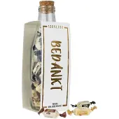100%LEUK - Momenten fles met toffees - Bedankt