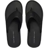 Tommy Hilfiger Teenslippers zwart