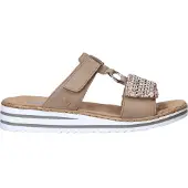 Rieker Slippers Beige | Maat: 41