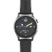 Cellularline BTMOMOWATCHRK, 3,63 cm (1,43 inch), AMOLED, touchscreen, 0,00064 GB opslag, 62 gram