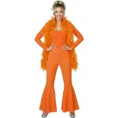 Wilbers Hippie broek oranje s | Maat 46 |