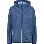 CMP Dames Hoodiejas (Maat S, Blauw)
