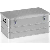 Gmoehling Maxi-box, licht metaal, zonder stapelhoeken, 135 l