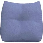 vidaXL Rugkussen Jeans Blauw 45 x 24 x 50 cm Stof