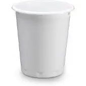 Durable Papierkorb BASIC, Kunststoff, 13 Liter, weiß rund, Höhe: 320 mm, Durchmesser: 290 mm (170...