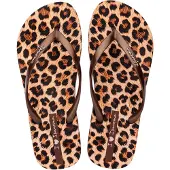 Ipanema Animal Print Dames Slippers - Beige