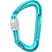 Edelrid Pure Screw Karabiner (Maat 000, Turquoise)
