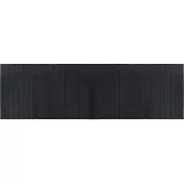 vidaXL Vloerkleed rechthoekig 60x200 cm bamboe zwart