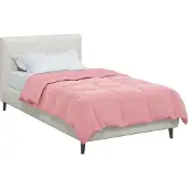 vidaXL Zomer Deken Gekwilt Roze 135 x 220 cm Microvezel