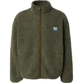 American vintage Fleece jas 'HOKTOWN' olijfgroen