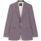 BOSS Relaxed-fit colbert van twill Maat 44