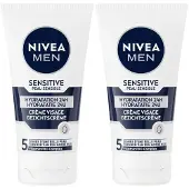 Nivea Men Sensitive Hydraterende Creme 2x75 ml Crème