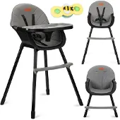 Momi kinderstoel REKI, zwart