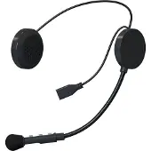 INF Motorhelm-headset Bluetooth 5.2 Black