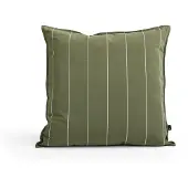 HAY - Terrazza Cushion - 60x60 cm - Olijfgroene Smalle Streep