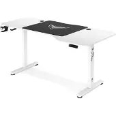 Diablo Chairs - Gaming-bureau X-TENSIO - Elektrische hoogteverstelling 160cm - Wit