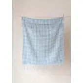 Tbco Babydekentje Gingham Grijs - 75x110 - Lamswol - TBCo Scotland