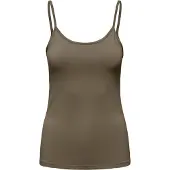 ONLY Top 'ONLea' donkerbruin