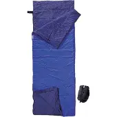Cocoon - Tropic Traveler Nylon Sommer- und Tropenschlafsack - Synthetische slaapzak 180 cm, blauw/ tuareg