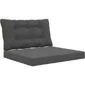 vidaXL Buitenbankkussen Polyester Antraciet 80 x 68,5 x 8 cm