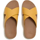 Original Brands Lulu cross slide sandals leather