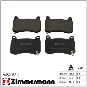 ZIMMERMANN 26152.155.1 Remblokken
