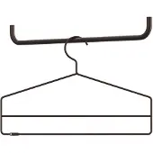 String Kledinghangers Pak Van 4 Donkerbruin - Haken en hangers Metaal Dark Brown - SCH-17-4