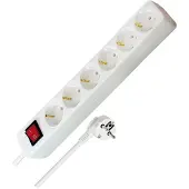 Brennenstuhl 1550620416, 1,4 meter, wit, wit, 230 V