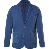 JP 1880 Regular Fit Blazer Diepzeeblauw, Effen