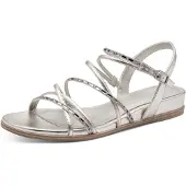 Tamaris Sandalen met riem zilver