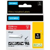 Dymo Tape 1805416 Zwart op rood (12 mm)