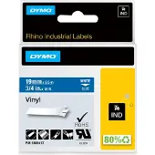Dymo 1805417 Tape Wit op blauw (19 mm)