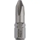 Bosch 2607001512 2607001512 Kruis-bit Aandrijving: 1/4 (6,3 mm) Uitvoering: Kruiskop Phillips PH 2 25 mm