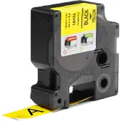 Dymo 18433 (S0718470) Tape Zwart op geel (19 mm)