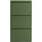 Kare design Schoenenkast Caruso olijf 3 laden