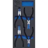 Bgs 4025 1/3: Gereedschapswageninlegger: Set van 4 spreidringen, compleet.