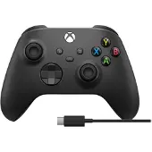 Microsoft Xbox Kabel + Xbox Wireless Controller Series Carbon Black