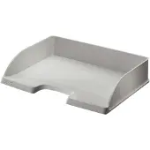 Leitz corbeille à courrier plus standard, a4 paysage, gris noir