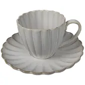 Bricard Porcelain – Paris Espressoset – 4-delig – Wit | Elegant Porselein – 2 Persoons